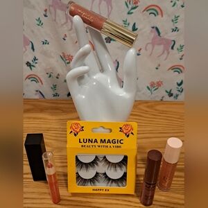 Lot Of High End Lip Gloss Liner & Lipstick w/ Eyelash Cosmetic Makeup Beauty